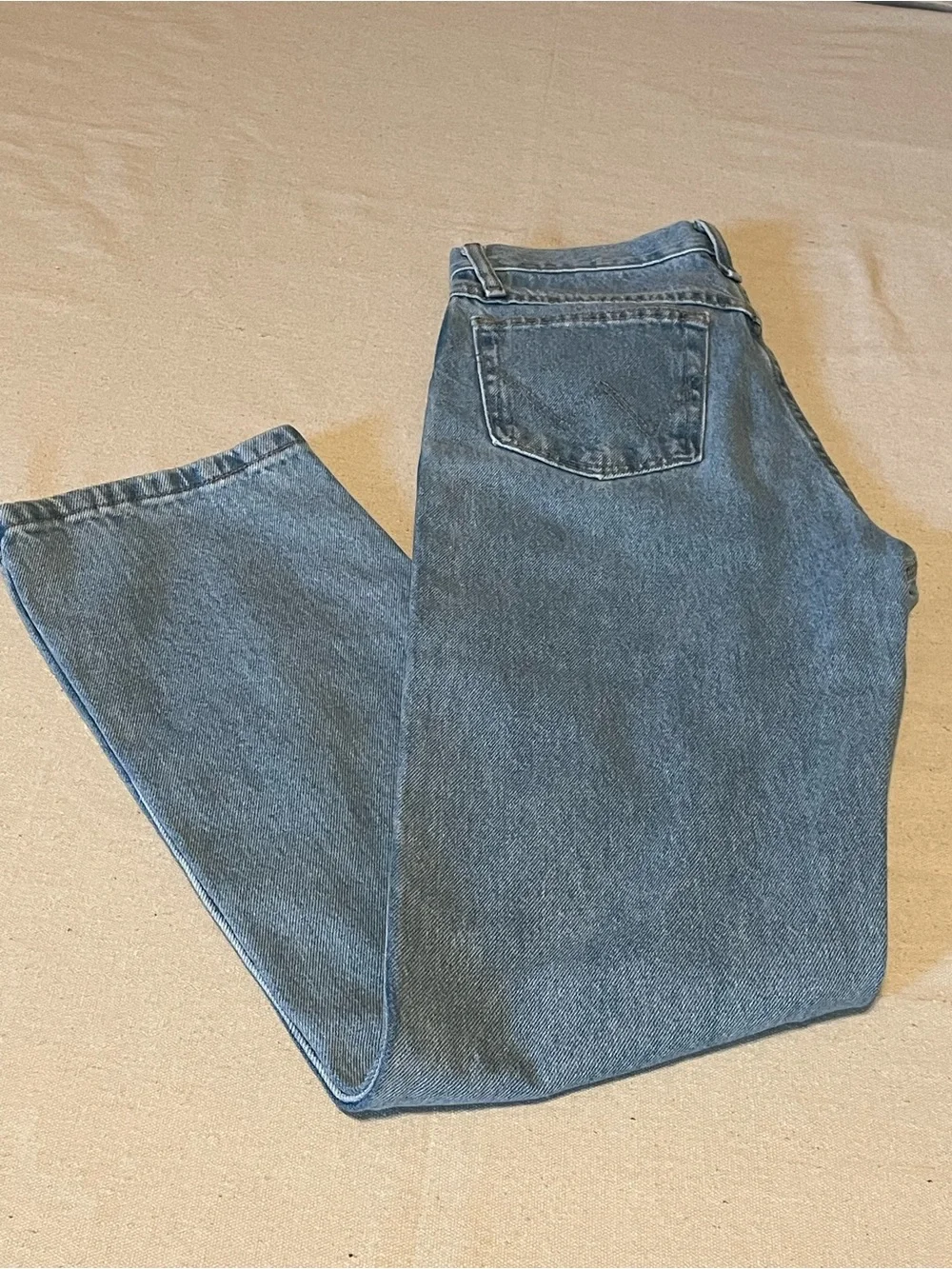 Light Blue Men's Wrangler Classic 5 pocket Straight Leg Jeans